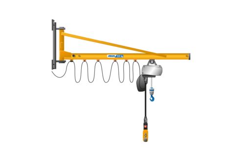 Potence murale LW - Abus Levage - capacité 1 tonne - portée 7m - rotation 180°_0