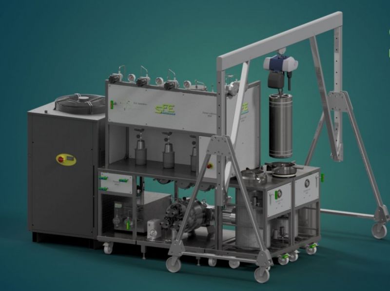 Sfe prod 2x25l 400 bar - extracteur de laboratoire - sfe process - co2 débit 120 kg/h_0
