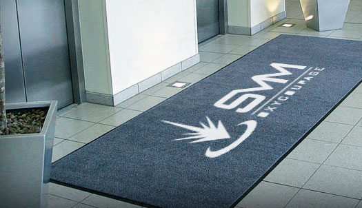 Tapis intérieur d'accueil - 45x75 cm - Personnalisable, anti-poussière et anti-salissures_0