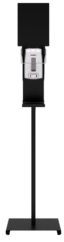 Totem distributeur de solution hydroalcoolique - hygiène des mains pour lieux publics_0