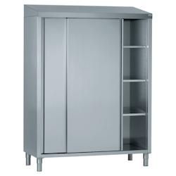 Armoire haute Tournus Equipement - portes coulissantes - 1000 mm - plastique - modèle 802921_0