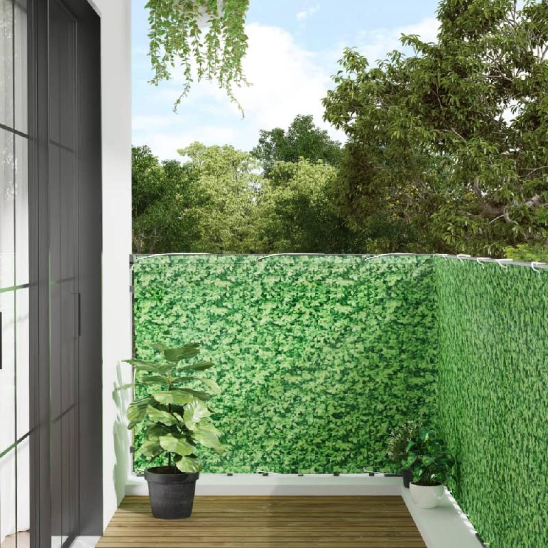 Vidaxl écran d'intimité de jardin aspect de plante vert 800x120 cm pvc 4005521_0