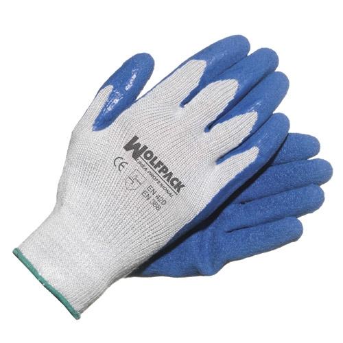 Wolfpack 15032020 - Gant Gripper Target taille 8 - Paume en latex sur tricot coton, homologué CE_0