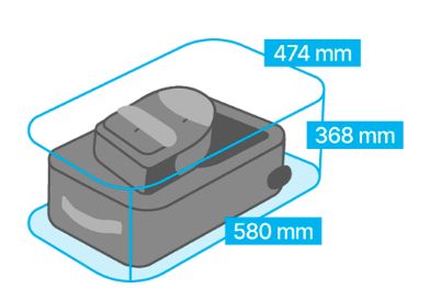 Casiers intelligents pour bagages et valises - réf H40 | Petit - porte 400 mm, idéal pour petites valises et sacs de voyage_1
