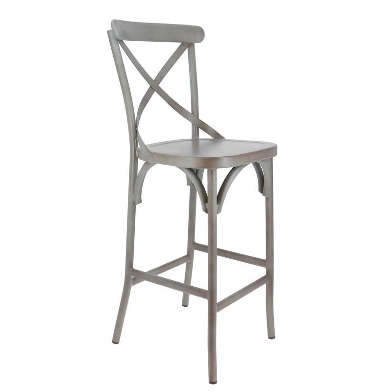Chaise de bar Bayonne - GRIS_0