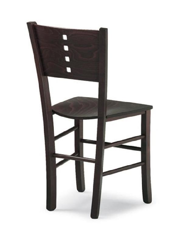 Chaise Enna - assise et dossier en bois_0