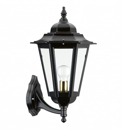Luminaire extérieur mural Elite 6 noir - IP43 - E27 - 42W - DOPO 5161_0