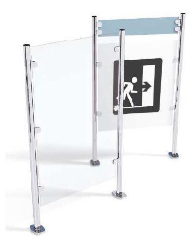 Cloison de séparation en Polycarbonate - Longueurs 750 et 1000 mm - Hauteurs 1000, 1500 et 2000 mm_0