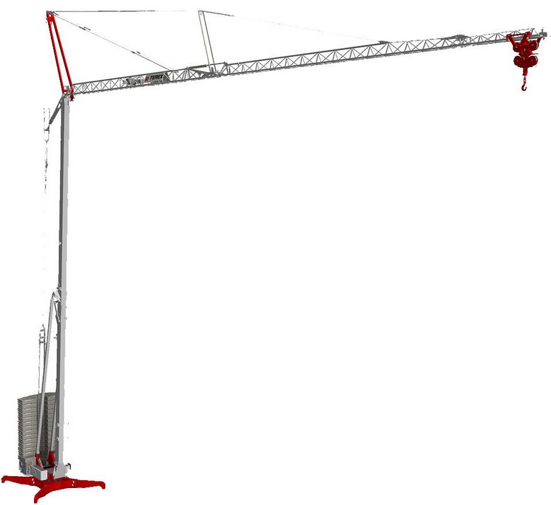 CSE 32 - Grue à montage rapide Terex - Longueur de flèche max. 32 m - Capacité max. 4,4 t_0