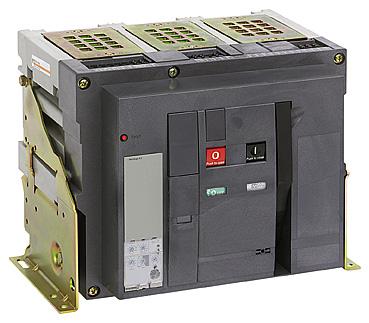 Disjoncteur MasterPacT MTZ1 800A H1 4P 42KA MicroLogic 7.0X Débrochable