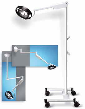 Gamme Iris - Lampe médicale d'éclairage pour soins et petite chirurgie - 50W - 35 000 Lux à 1m_0