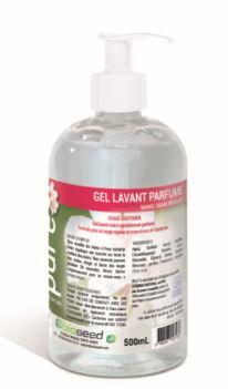 Gel lavant iris coton   500ml pompe - puremains500ml_0