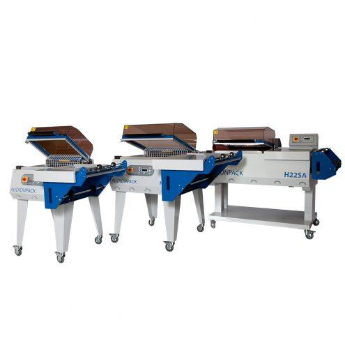 H 25 - Soudeuse en L Audionpack - Machines à rétraction avec hotte transparente et commandes réglables_0