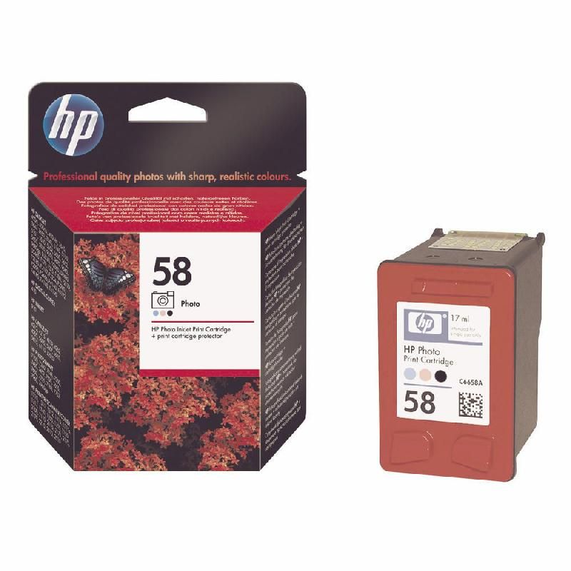 HEWLETT PACKARD CARTOUCHE D'ENCRE 58 (C6658AE) - COULEUR: TRICOLORE