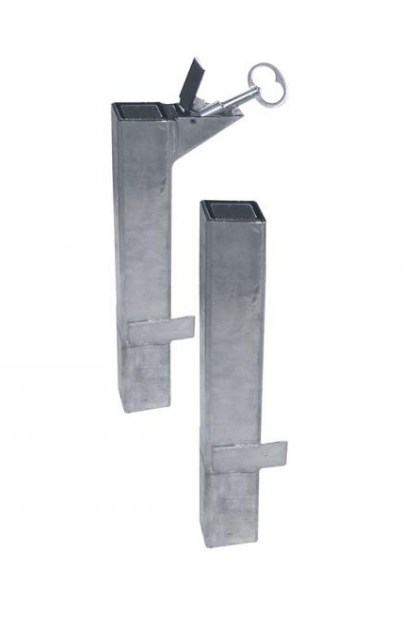 Kit d'amovibilité - Compatible avec barrières URBAN, BLOIS, LISBONNE, HERITAGE - Acier galvanisé, anticorrosion_0