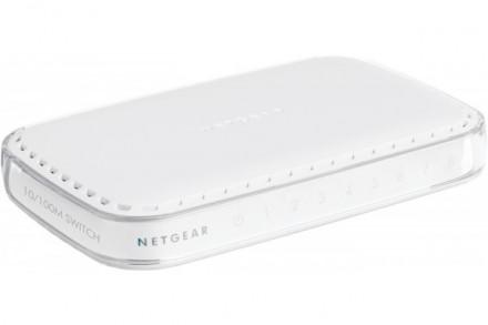 NETGEAR FS608 - Switch 10/100 Mbps, 8 ports RJ45, design platinium_0
