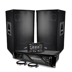 Pack Sonorisation - AUDIO CLUB 1510 - Enceintes DJ à 3 voies 15