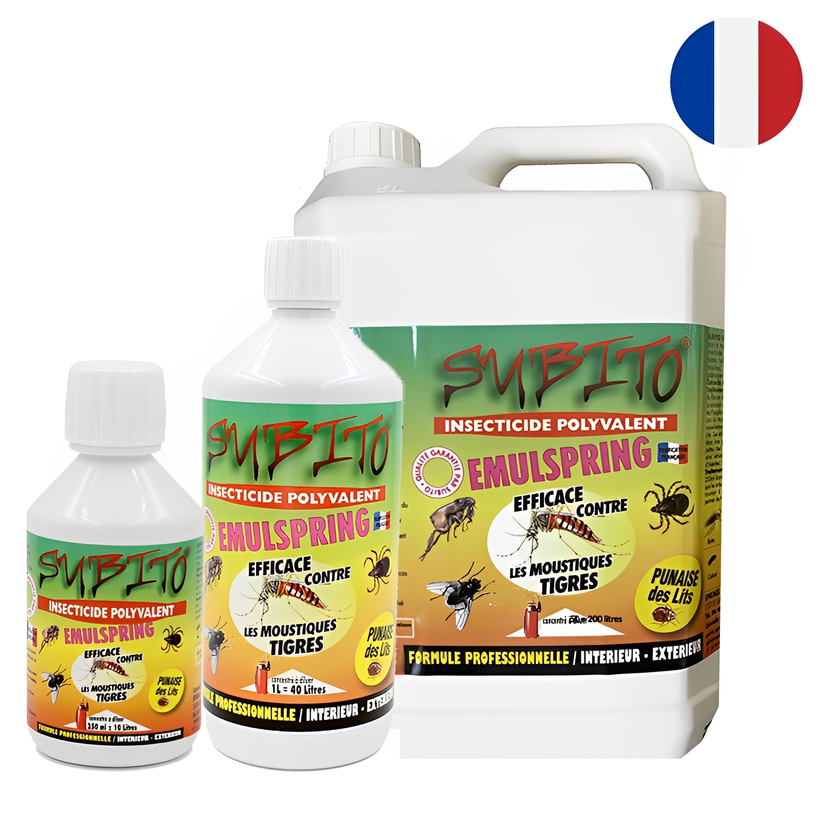 Subito autocollant insecticide d'intérieur spécial mouches par 4