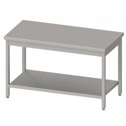 Table centrale basse avec étagère - 1000x700x600 mm - Référence 954257100 - à monter_0