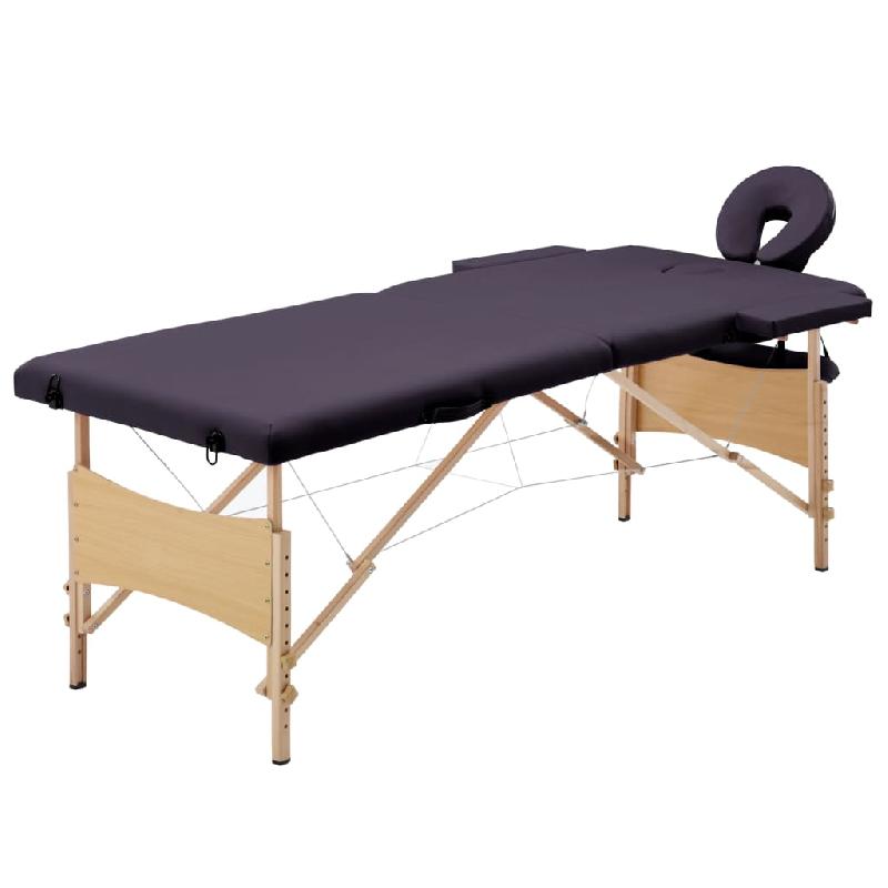 TABLE DE MASSAGE PLIABLE 2 ZONES BOIS VIOLET 02_0001818_0