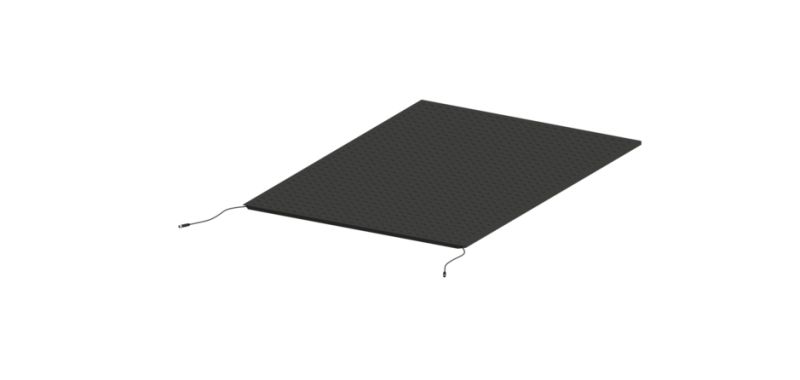 Tapis sensible de sécurité SENTIR mat 14-1T4.0-NP - ASO GmbH - 750 mm x 1000 mm - rampe intégrée - IP 65_0