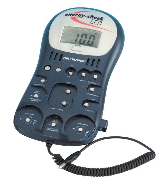 Testeur de piles Energy Check LCD pour batteries et piles 1 x pile carrée 9 V ANSMANN_0