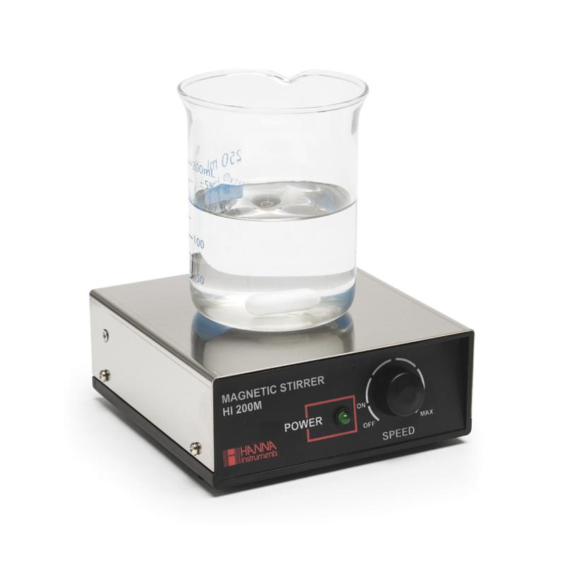Agitateur magnétique HI200M-2 - Compact, léger, avec plateau en acier inoxydable AISI316 et technologie Speedsafe - 230 V_0