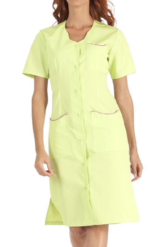 Blouse pour femme à manches courtes LAURENE 65% polyester 35% coton 210g - PCBL11-ANI-T0 - Muzelle Hasson_0