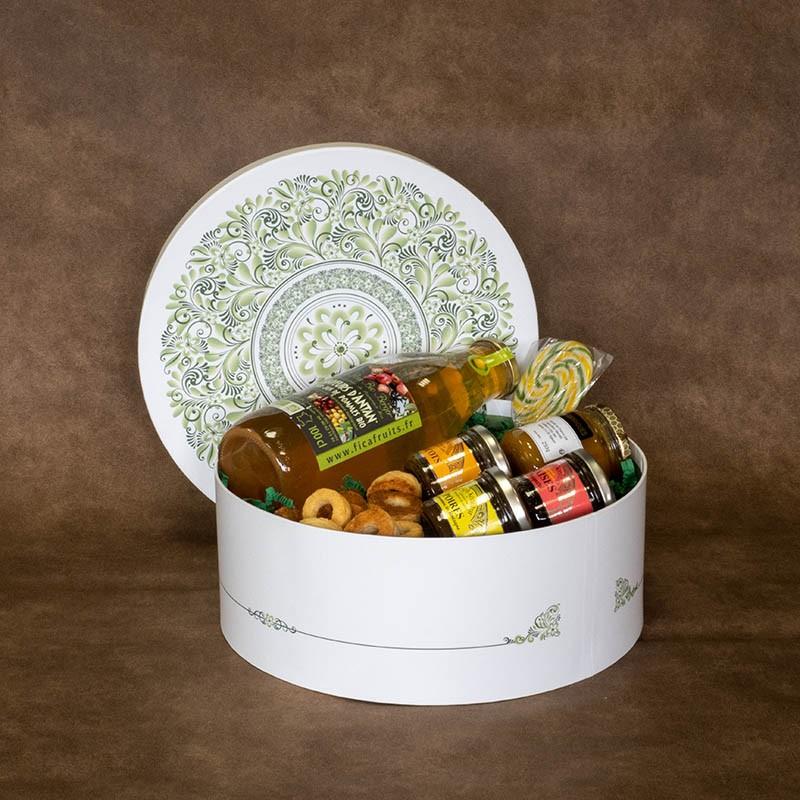 Boite carton ronde printemps 34x11 -_0