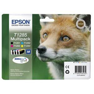 Epson multipack cartouches jet d'encre durabrite ultra n/c/m/j ''renard'' (t1285) - c13t12854012_0