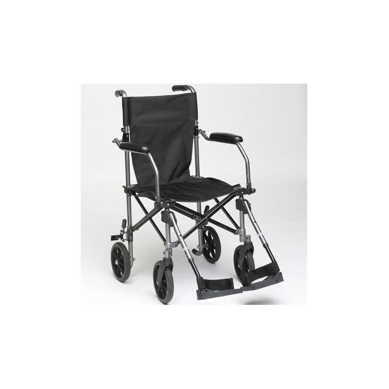 Fauteuil de transfert Travelite - aluminium, pliable, 10 kg, largeur d'assise 45 cm_0