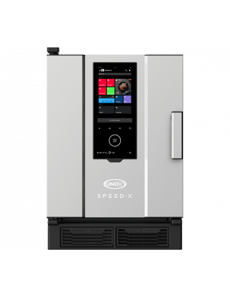 Four combiné SPEED-X UNOX avec micro-ondes - XEPA-0523-EXRN - cuisson accélérée et lavage automatique_0