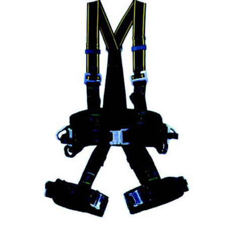 Harnais 4 points résistant - léger et confortable, avec ceinture de maintien et boucles automatiques_0