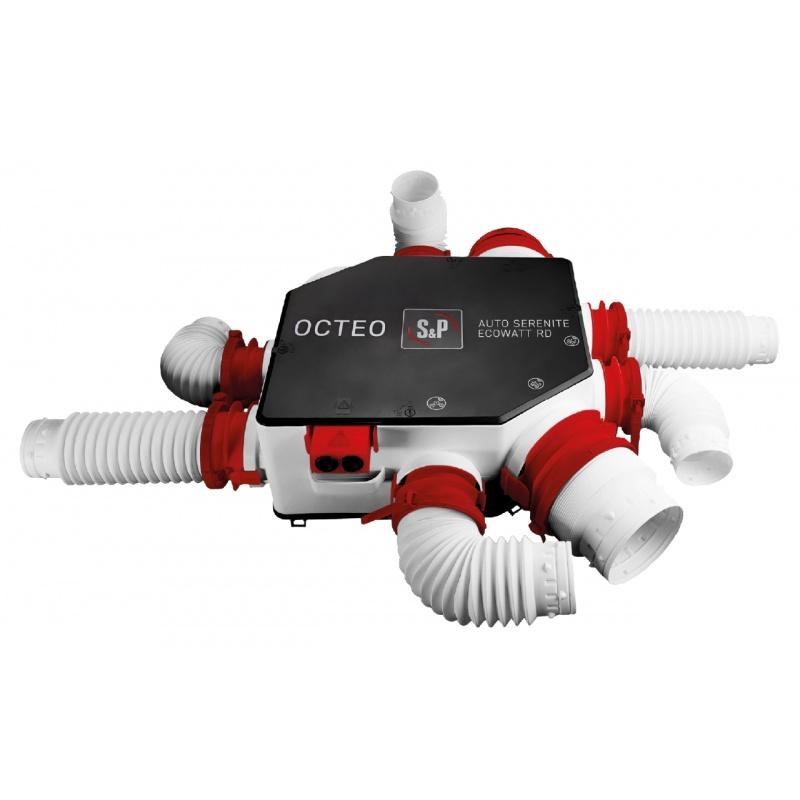 Kit vmc radio ecowatt spécial qai, intelligente et autonome jusqu'à 6 sanitaires - s&p_0