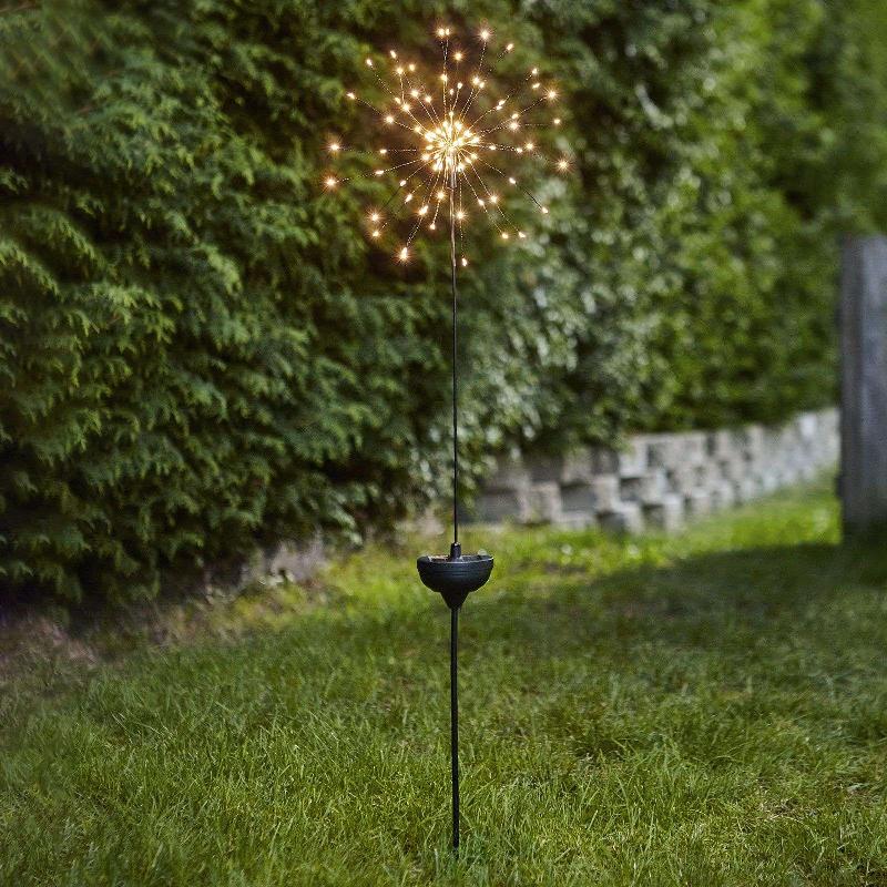 Lampes solaires pour l'extérieur Boule lumineuse de jardin Piquet
