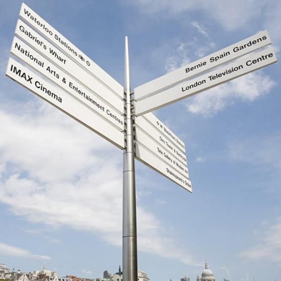Panneau directionnel - Foshan Nanhai Guose - 57 kg - Signalisation pour stations-service et entreprises locales_0