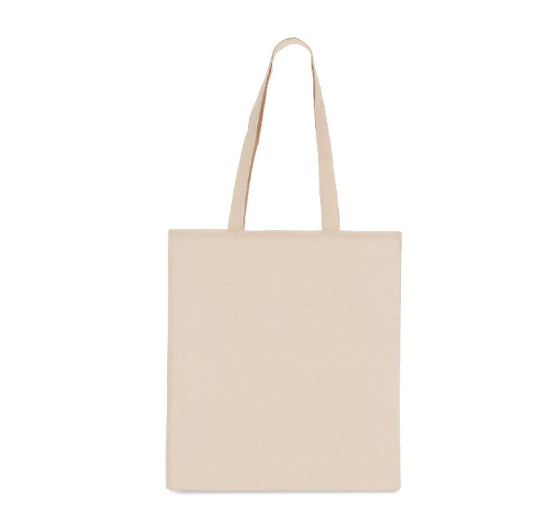 Sac shopping en coton 130 g/m² avec longues anses - Kimood - Réf: KI3223_0