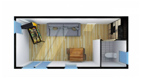 Studio de jardin - Salle de jeux Pack - Diverses surfaces et finitions_1