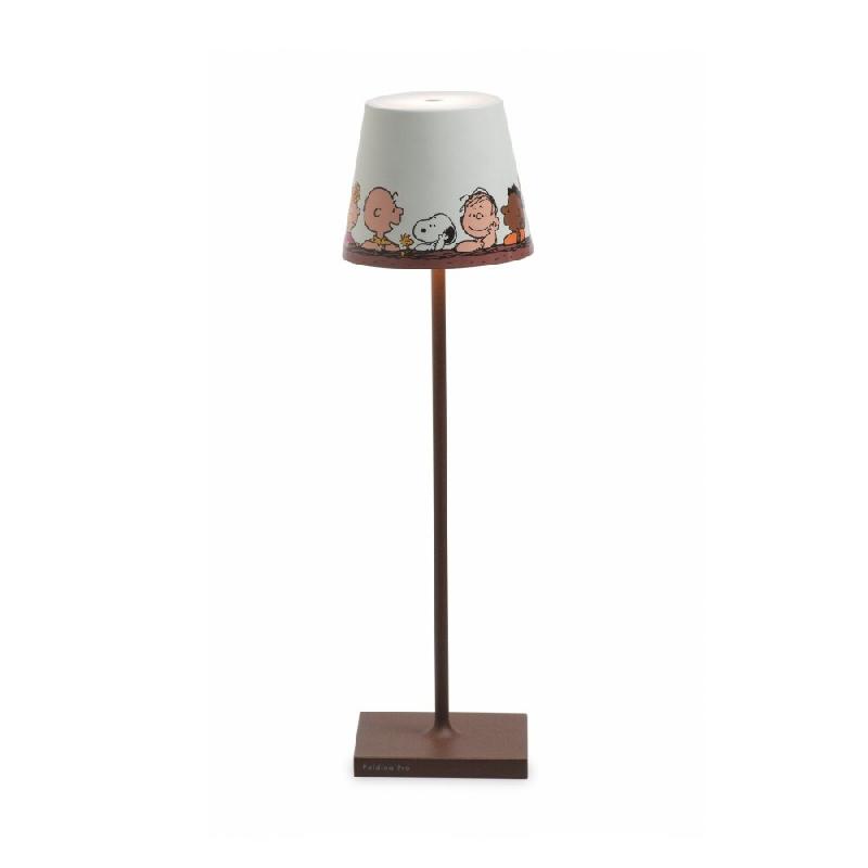 Zafferano Lampe Led Poldina Pro Peanuts Together Rechargeable Ip65 Extérieur, Dimmable Avec Autonomie Jusqu'À 12 Heures - multicolore 8054144504650_0