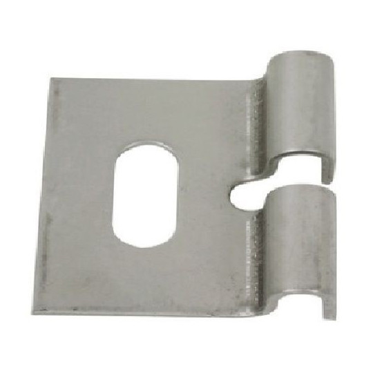 1fminox - Fixation murale en inox pour panneau rigide - convient pour mur ou pilier_0