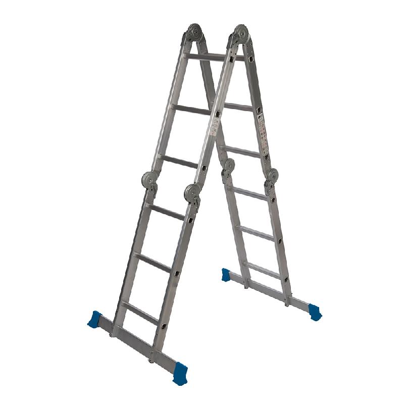 Échelle transformable multifonction 3,6 m (12 échelons) avec plateforme - Silverline 9_0