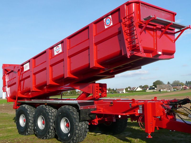 B240tc remorque agricole standard - delaplace - charge 24 t_0