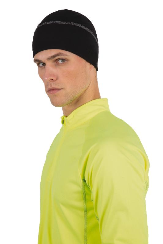 Bonnet de sport - Réf: KP103 - avec cache-oreilles, doublure micropolaire, tissu coupe-vent et respirant_0