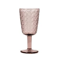 Coupe en verre Bidasoa Agata 28,5 cl - rose verre 5427534_0
