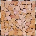 DALLES DE JARDIN CLIPSABLE MOSAÏQUE ROSE. (LOT DE 4) DALLES DE TERRASSE