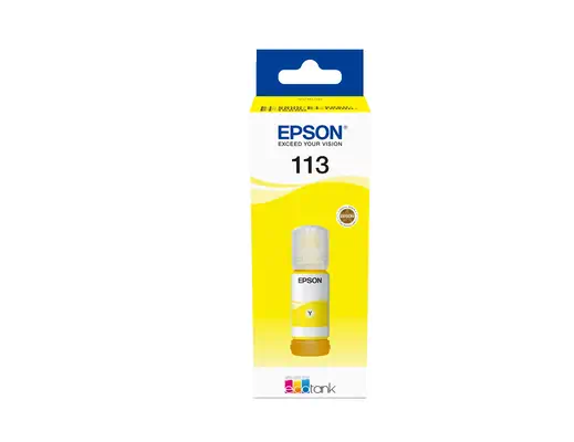 Epson 113 EcoTank Pigment Yellow ink bottle_0