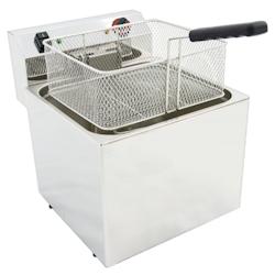 Friteuse electrique 12 litres de table - 355x495x325 mm - 4500 W 230/1V - 4412210V Eurast - inox 4412210V_0
