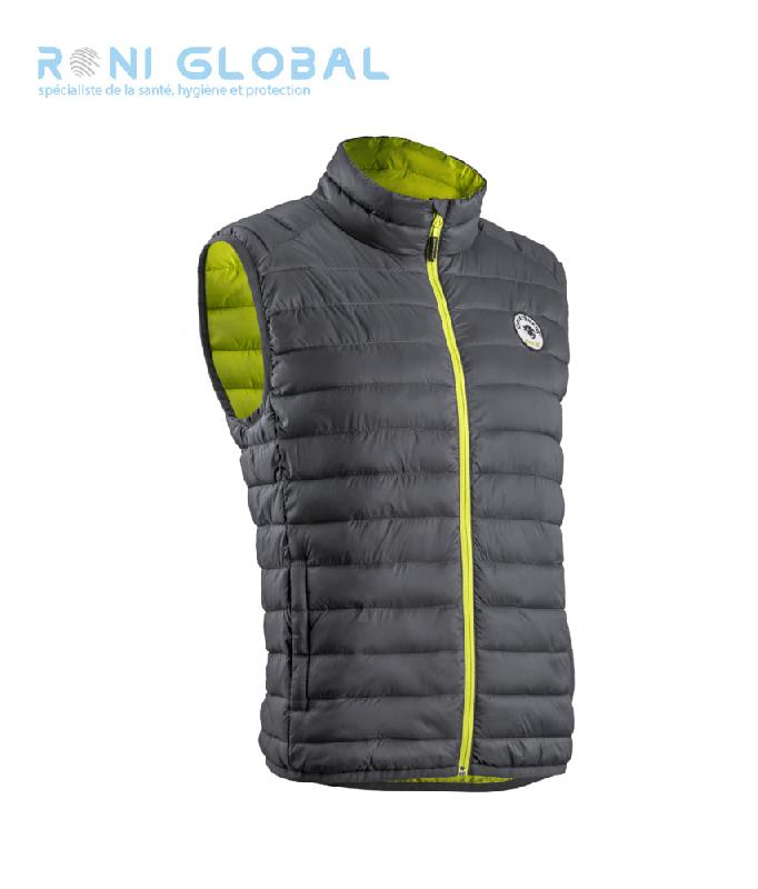 Gilet de travail gris pliable anti-froid en polyamide - 4 poches - KUMA COVERGUARD_0