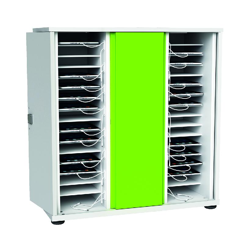Armoire de rechargement Zioxi CHRGC-TB-20 - Pour 20 iPads jusqu'à 11 pouces avec ventilation silencieuse et garantie 5 ans_0
