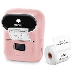 Mini Imprimante Bluetooth Portable Sans Encre Pour Étiquettes Rapides Et Faciles Rose YONIS - rose 3615616969084_0